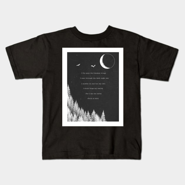 Child Of Odin Kids T-Shirt by ValhallaDesigns